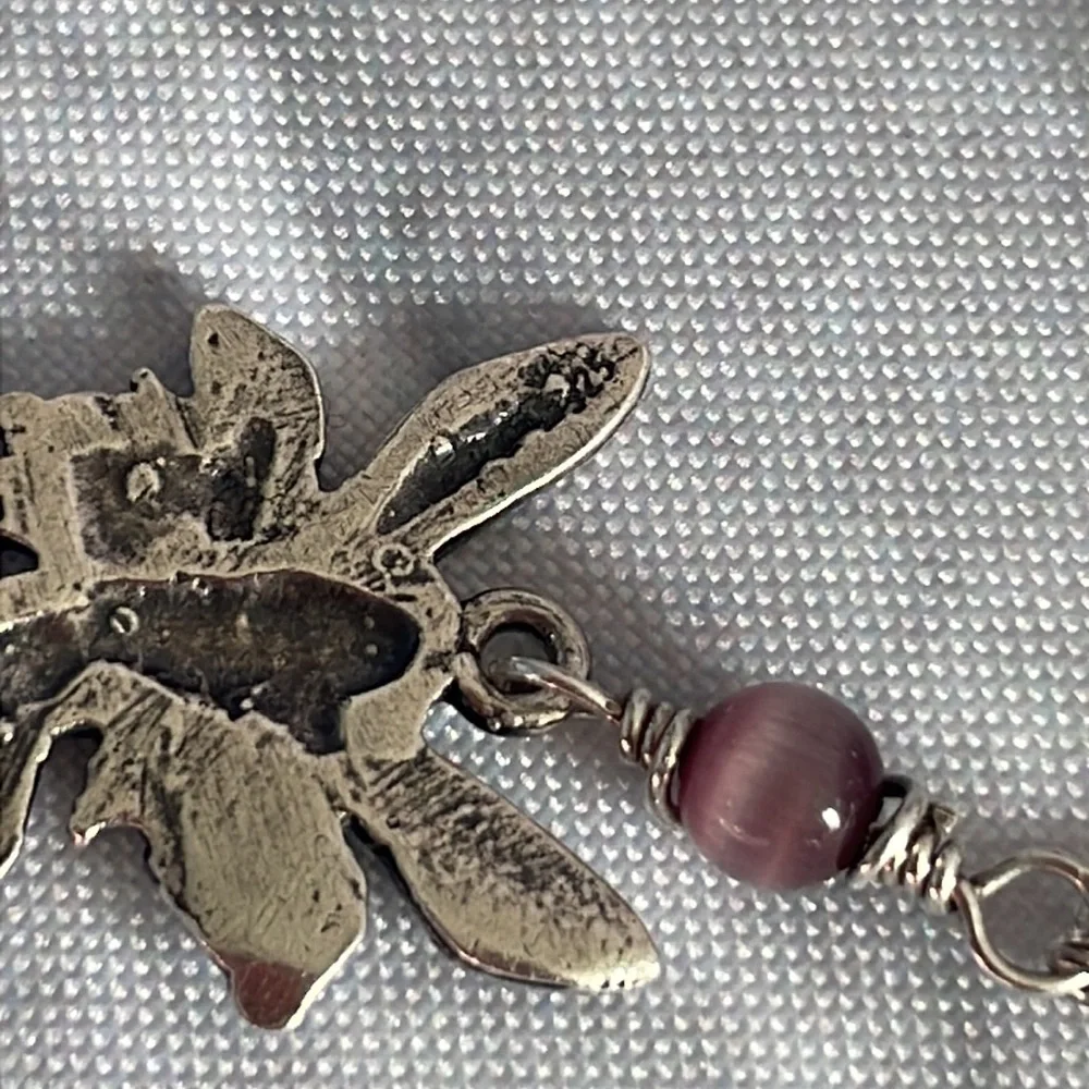 Vintage 925 rattle fairy charm 7” long - Picture 3 of 6